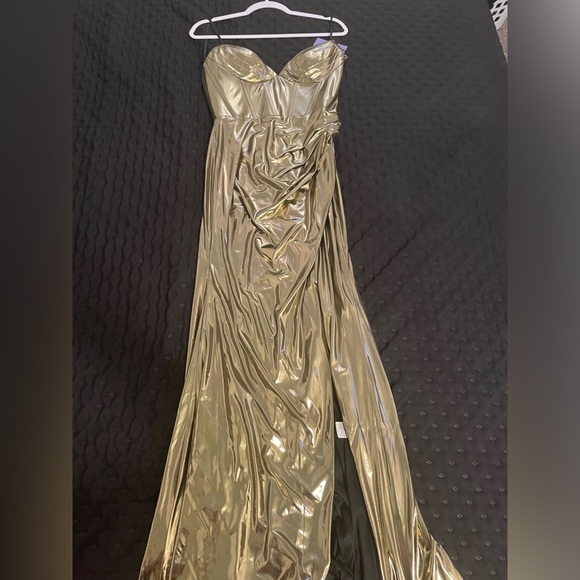 Corset Bodice Strapless Prom Gown NWT - Picture 2 of 12